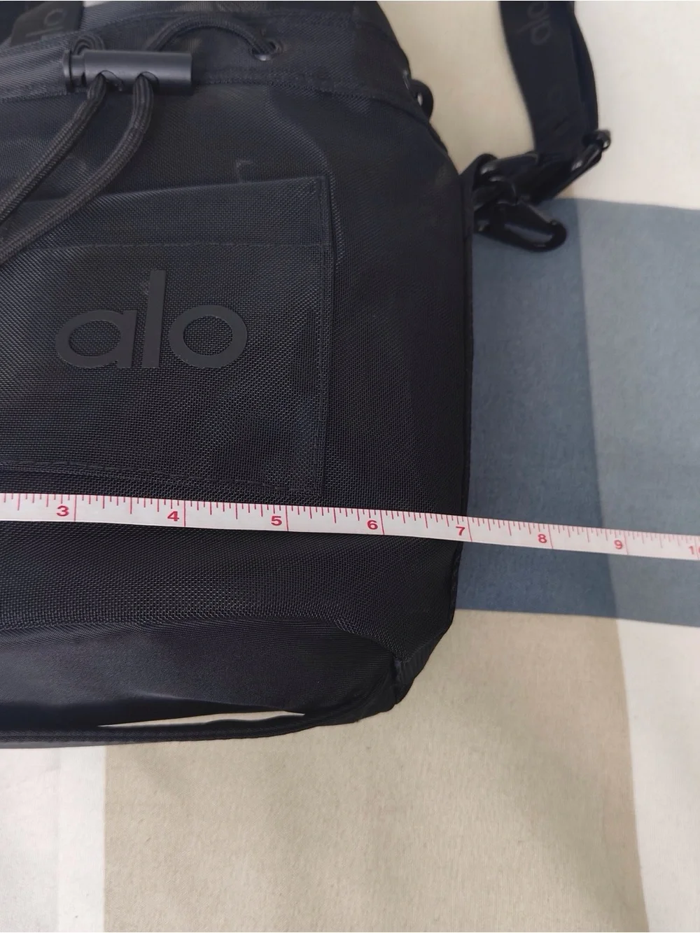 💝ALO Yoga Black Men's Messenger Mesh Crossbody Bag